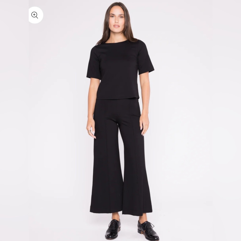 Black Wide-Leg Jumpsuit - Modern Minimalist